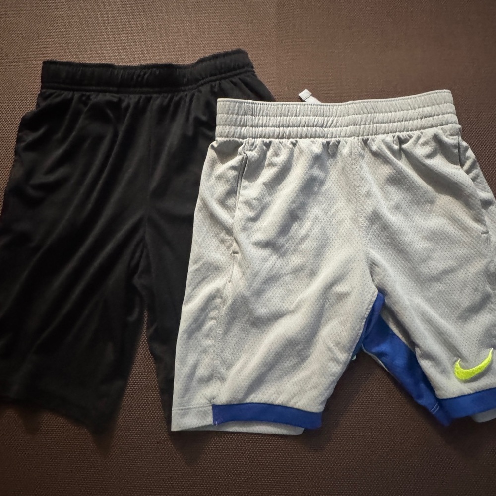 Kids' Black and Gray Shorts Set of 2 size small